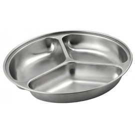 Zodiac 13381 Round Vegetable Dish 25 cm/10" 3 Division