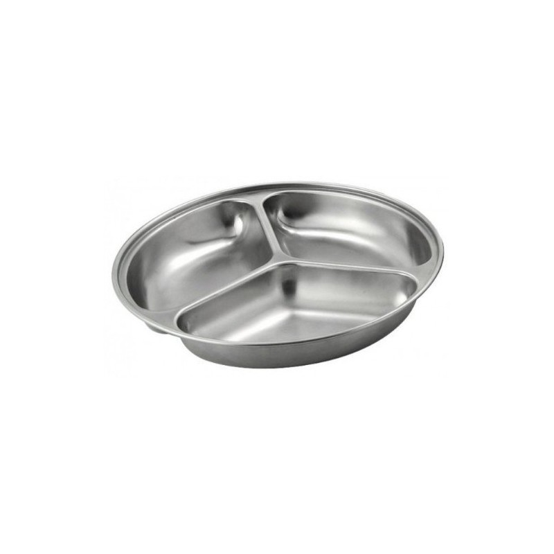 Zodiac 13381 Round Vegetable Dish 25 cm/10" 3 Division