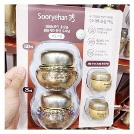 Sooryehan Boyun Cream 50ml +25ml+10ml x 2 tx66870 / 수려한 보윤 크림 50ml +25ml+10ml x 2개 tx66870
