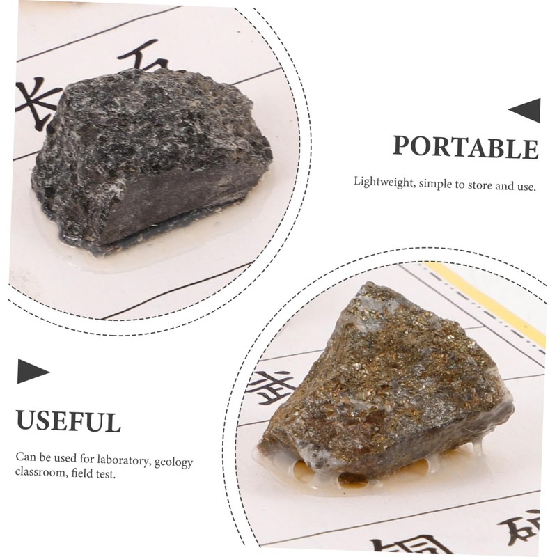 Hohopeti 12-Piece Mineral Rock Specimen Kit for Collection Geology Classroom