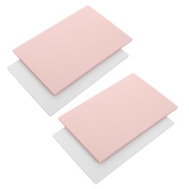 Operitacx 4pcs Rubber Blocks for Printmaking Linoleum Stamp Making Kit DIY Crafting and Scrapbooking Durable Pink White for Beginners and Creative Projects