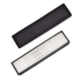 HQRP 3-pack Cartridge Filter compatible with InvisiClean IC-7028 4 in 1 Full Size Tower Air Purifier