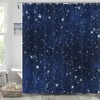 Space Shower Curtain Starry Night Star Sky Shower Curtain Bathroom