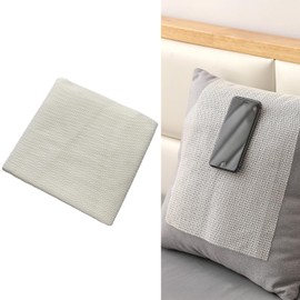 120 x 200 cm Non Slip Rug Underlay – Washable Carpet Gripper Pad for Hard Floors & Laminate – Reusable Anti Skid Mat for Floor Protection (White)