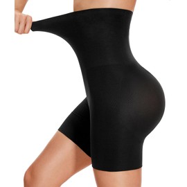 YADIFEN Shapewear Shorts for Women Tummy Control, Seamless Body Shaper High Waisted Butt Lifter Shorts Under Dresses