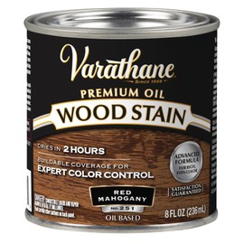Varathane 211801 Premium Wood Stain, Half Pint, Red Mahogany