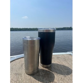 Mammoth Rover 20oz Stainless Steel Tumbler, Double Wall Vacuum Insulated Tumbler with Lid, Great for On The Go, in Dark Green