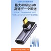 MUXER USB C Magnet Adapter L Shape, 40Gbps USB4 High