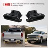 2253506 Exhaust Tips Bezels Black RH/LH 1 PAIR Compatible with
