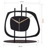 muyika Desk Clock for Living Room, Desk Clock for Office,