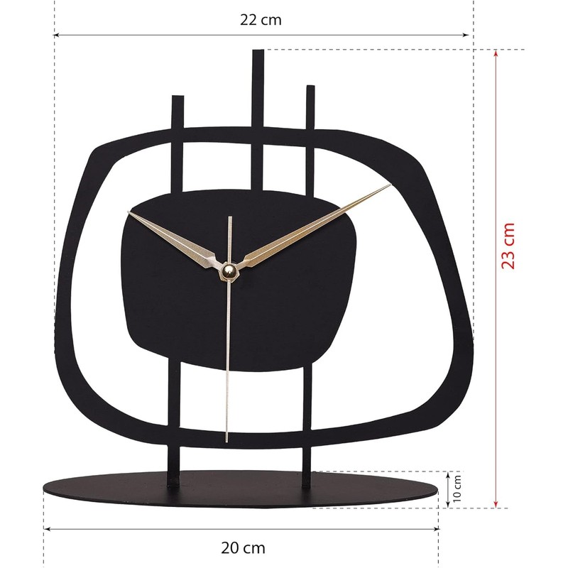 muyika Desk Clock for Living Room, Desk Clock for Office,