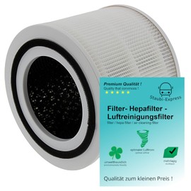 Staubi-Express 2 x Filters Compatible with Levoit Core 300 / Core P350 / Core 300-RAC Air Purifier Air Filter I Filter with Activated Carbon