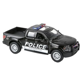 KiNSMART 2013 Ford F-150 SVT Raptor Supercrew 1:46 Scale 5" Die Cast Metal Model Toy Truck (Rescue - Police)