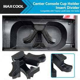 MAX COOL Car Center Console Cup Holder Divider Suitable for Toyota Landcruiser 100 Series Drinks Holder