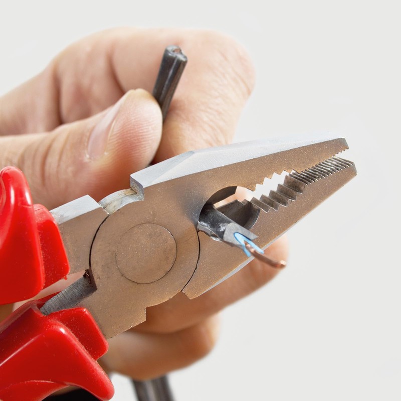 sourcing map Linesman Pliers 8" Multipurpose Combination Pliers with Wire