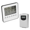 Thermometer Hygrometer with Weather Report Alarm Clock Wireless Temperature Humidity