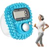1Pc Blue Electronic Finger Tally Counter, Portable Digital Display Tally