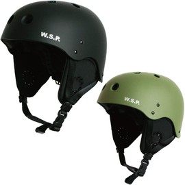 W.S.P. Water Game Helmet, Safety CE (M Size 21.3 - 24.0 inches (54 - 61 cm), Black)