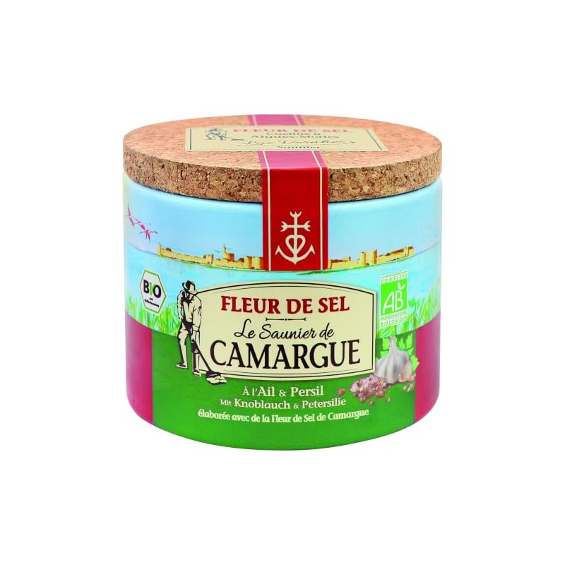Le Saunier de Camargue Fleur de Sel Garlic & Parsley