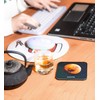 VEVMAX Premium AI Designed Coasters - Ideal for Hot Drinks