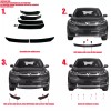 CNPAPC For Toyota Corolla Front Bumper Spoiler Body Kit /Side
