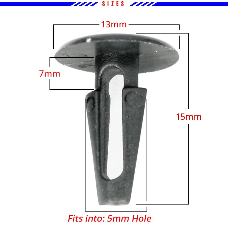 Mean Mug Auto 201525-423183A 60x Door Weather-Strip Trim Panel Retainer