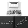 150Pcs M3-M10 Rivet Nut 304 Stainless Steel for Fastening Piece