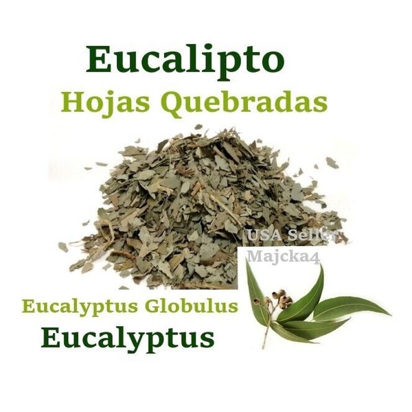 EUCALIPTO hojas Quebradas 4 oz  EUCALYPTUS leaves crushed Herbs tea 4 oz