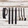 Relaxdays Wire Brush 7-Piece Set, 2 Stainless Steel, Nylon &