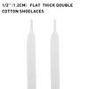 UamGlsob Flat Thick Cotton Shoe Laces for Alexander Mcqueen Sneakers,