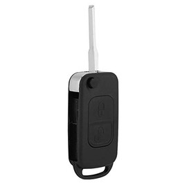 KIMISS Ca sa para Llave , para SLK Class E113 Aces W168, Funda plástica de 2 Botones, diseño Flip con Cierre Seguro, Cubierta Protectora