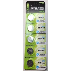 SCRCEO 5 PACK CR1632 3V LITHIUM BATTERY (EXP 12/29) DL1632 ECR1632 FREE TRACKING
