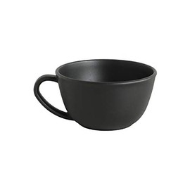 Tradition Acoustic TRIBECA PLAWARE Soup Cup, Black, 15.9 fl oz (450 ml)
