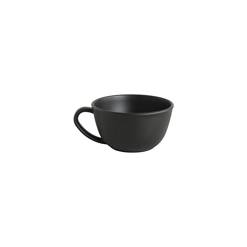 Tradition Acoustic TRIBECA PLAWARE Soup Cup, Black, 15.9 fl oz