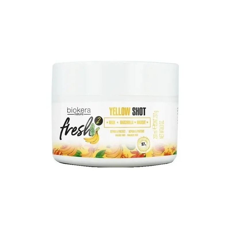 Salerm Biokera Yelow Shot Shampo Mascarilla Cabello Dañado