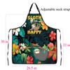 ENSIANTH Sloth Aprons for Women with Pockets Sloth Make Me