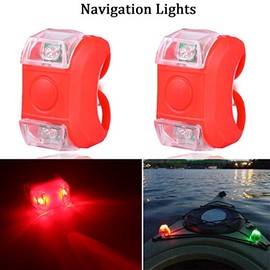 Botepon Marine Boat Bow Led Navigation Lights Stern Lights Emergency Lights for Boat Pontoon Kayak Dinghy Yacht Motorboat Vessel Catamaran (Red)