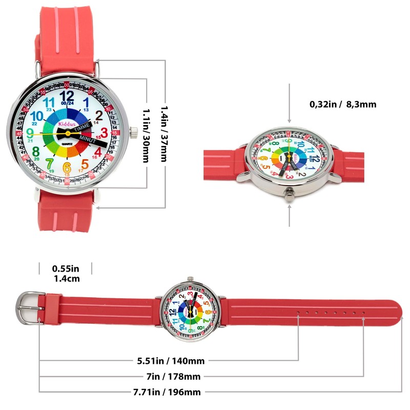 Kiddus Learning Watch for Kids Boys and Girls Analogue Watch