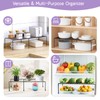 QYDXDHMX Freezer Shelf Organizer (2-Piece Set), Expandable Wire Rack for