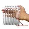Hopbucan 10 Pieces Transparent D Shape Hand Bag Money Evil