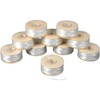 10 White Nymo Beading Thread Spools Stringing Sz 00