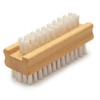 Konex Non-Slip Wooden Two-sided Hand and Nail Brush. Fingernail Brush
