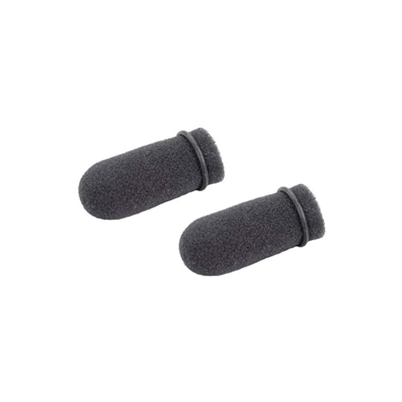 Two (2) Replacement aviation microphone windscreens for David Clark M7