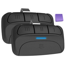 Replacement for Liftmaster 373LM Garage Door Remote Opener Purple Learn Button 315mhz (2, Purple Learn Button)