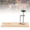 Jewelry Table Clamp, Wooden Bench Pin with V Slot and