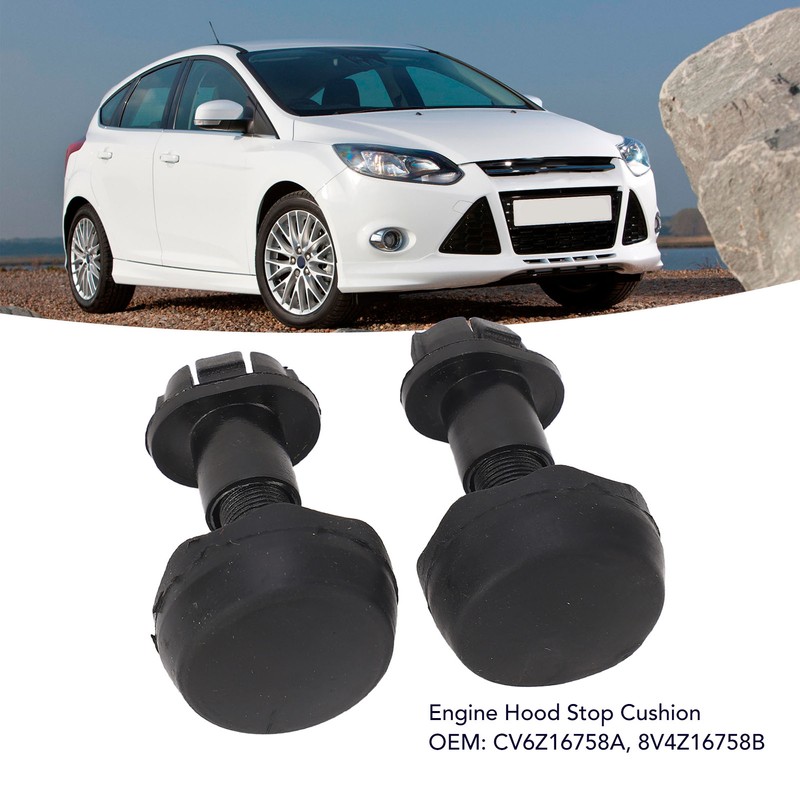 1pair Engine Hood Stop Cushion CV6Z16758A Replacement for Ford C‑Max