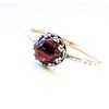 Sterling Silver Garnet Gemstone Ring Size 8, Burgundy Red, Gifts