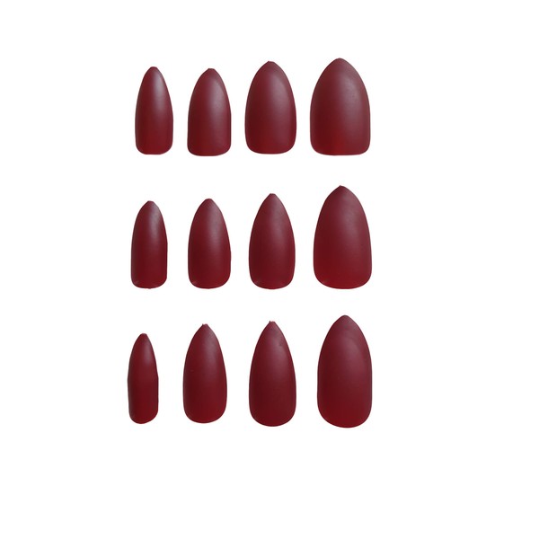 Fat-catz-copy-catz 24x Full Coverage Smooth Matte Stiletto pointed False Fake