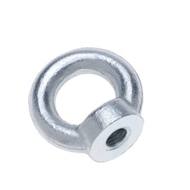 M14 Controdado a Occhiello, Hardware di fissaggio, Dado di sollevamento femminile a forma di anello, Dadi a occhiello in acciaio zincato per bullone/vite da 14 mm DIN 582 (1 pezzi)