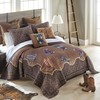 BLACK FOREST DECOR Boots & Spurs Quilt Bed Set -
